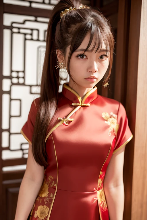 [Stable Diffusion] लंबे बाल घोड़ी सुंदर लड़की महाकाव्य चीनी चीनी पोशाक पोशाक [यथार्थ]